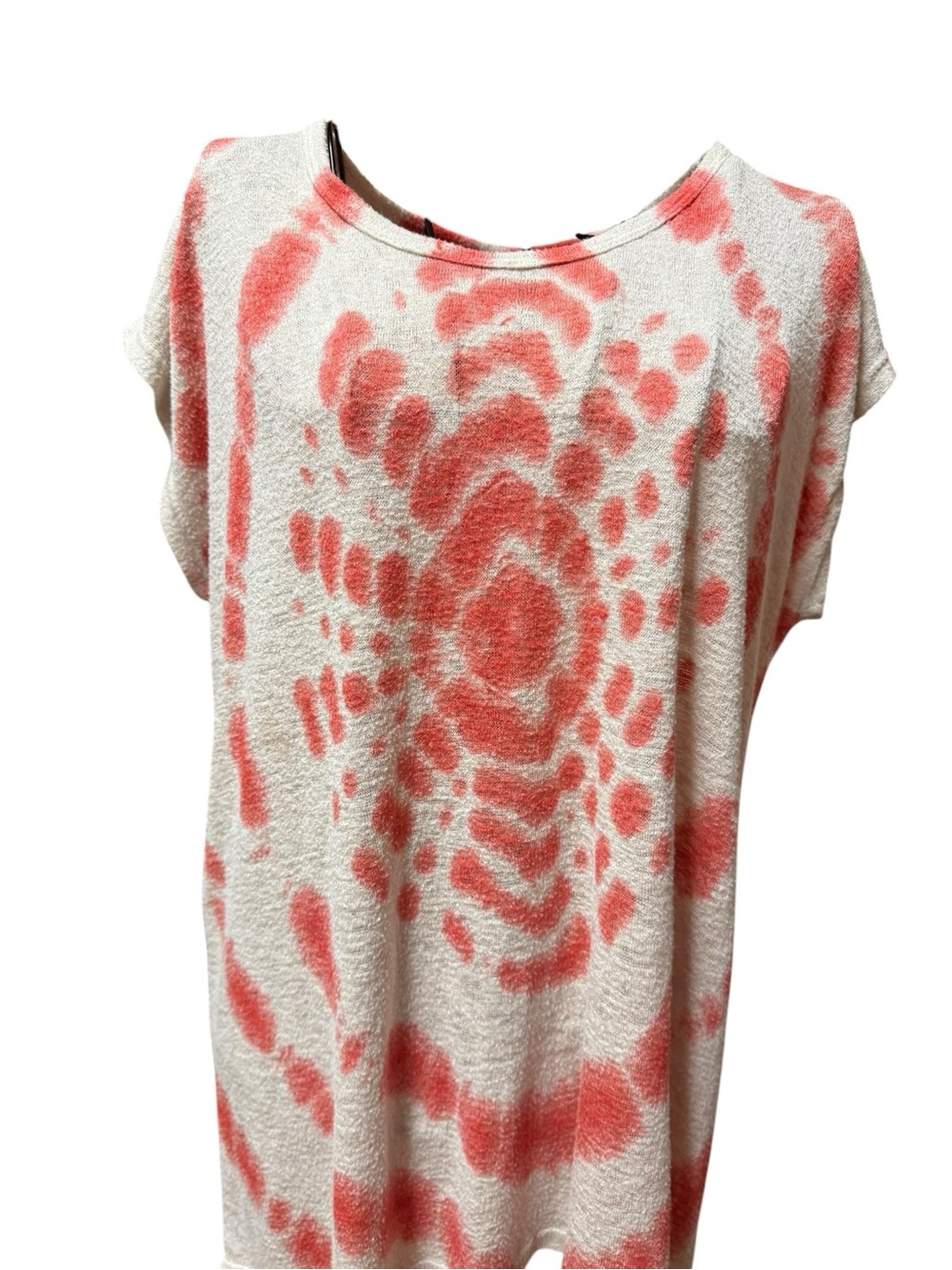 Cirana Coral Tie-Dye Short Sleeve Top Small - Picture 4 of 9